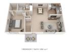 Nieuw Amsterdam Apartment Homes - One Bedroom - 692 sqft