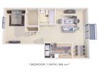 Sherwood Crossing Apartments and Townhomes - One Bedroom - 816 sqft