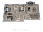 Colonials Apartment Homes - Three Bedroom 2 Bath - 1,342 sqft