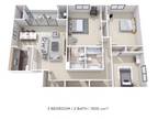 Forge Gate Apartment Homes - Three Bedroom 2 Bath - 1,500 sqft