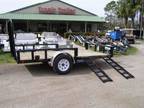 2024 PJ Trailers Utility 77" Single Axle Channel (U7) 12’