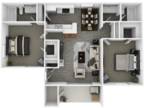Spring Meadow Apartments - Two Bedroom Two Bath