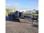 2023 PJ Trailers Dump DL 7' x 16' 14k 28" Low Pro