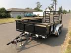 2024 PJ Trailers Utility UK 77" X 12' 7k Landscape