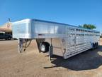 2024 Platinum Coach 32' Stock Trailer 8 wide with 3-7,200# axles