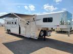 2024 Platinum Coach Outlaw 4 Horse Reverse Load w/ 12' 8" Living Quarters