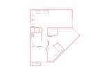El Centro Apartments and Bungalows - Plan 20 - 2 Bedroom