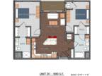 The Bay Lofts - Two Bedroom, Two Bathroom