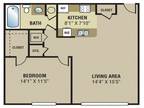 Stevens Creek Commons - 1 Bedroom - 720 square feet