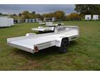 2024 Aluma UTR12S-R 12.5' UTV TRAILER WITH ROCK GUARD AND BOX