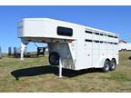 2023 Titan Trailers Primo 3 HORSE SLANT GN 6'8"x16'x7'