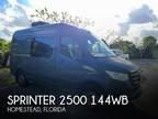 2019 Mercedes-benz Mercedes-benz Sprinter 2500 144WB 22ft