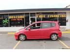 2007 Red Honda Fit Hatchback 4-Dr