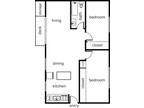 Gladstone Forest - 2 Bed 1 Bath 800 SF Plan A