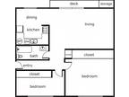 Gladstone Forest - 2 Bed 1 Bath 800 SF Plan B