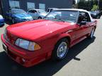 1990 Ford Mustang 2dr Convertible GT *RED* 12K ORIG MILES WOW !!!