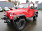 1997 Jeep Wrangler 2dr SE *RED* HARDTOP AUTO LIFTED !!!