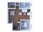 The Versailles Apartments - 1 Bedroom Floor Plan A3