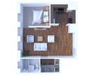 The Versailles Apartments - 1 Bedroom Floor Plan A4