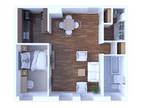 The Versailles Apartments - 1 Bedroom Floor Plan A6