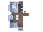 The Flamingo Apartments - 1 Bedroom Floor Plan A2