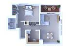 Oglesby Towers Apartments - 1 Bedroom Floor Plan A5