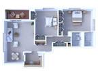 Oglesby Towers Apartments - 2 Bedrooms Floor Plan B1B