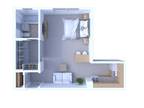 Museum Walk Apartments - Studio Floor Plan S5