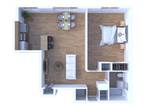 Main Station Apartments - 1 Bedroom Floor Plan A2