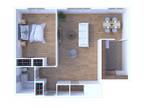 Main Station Apartments - 1 Bedroom Floor Plan A5