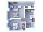 Madison Park Apartments - 1 Bedroom Floor Plan A7