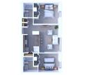 Madison Park Apartments - 2 Bedrooms Floor Plan B2A
