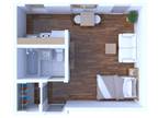 Gramercy Row Apartments - Studio Floor Plan S18 664 2R