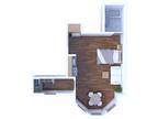 Gramercy Row Apartments - Studio Floor Plan S21 666 2F