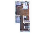 Gramercy Row Apartments - Studio Floor Plan S32 672 3R