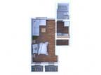 Gramercy Row Apartments - Studio Floor Plan S37 676 3B
