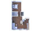 Gramercy Row Apartments - 1 Bedroom Floor Plan A5 672 4F