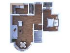 Gramercy Row Apartments - 1 Bedroom Floor Plan A6 676 2A