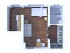 The Annabelle Apartments - Studio Floor Plan S3