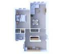 2Sisters Apartments - 1 Bedroom Floor Plan A2