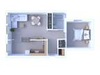 2Sisters Apartments - 1 Bedroom Floor Plan A3