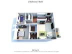 Timber Ridge Apartments - The Maple: 2 Bedroom, 1 Bath