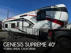 2019 Genesis Supreme Genesis Supreme 40GS Toy Hauler