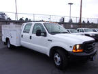 2001 Ford SD F-350 DRW V10 Crew Cab Utility Bed Truck 82Kmiles 1 Owner