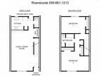 Riverwoods Apartments - 2 Bed 1.5 Bath