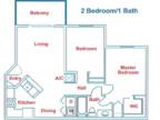 Lago Del Sol Apartments - Two Bedroom One Bath