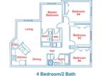 Lago Del Sol Apartments - Four Bedroom Two Bath
