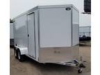 2024 Triton Trailers Vault 7x14 7'h Aluminum ATV UTV Cargo Trailer wh dmx