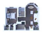 Wyndham Apartments - 1 Bedroom Floor Plan A1