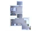 Times Square Apartments - 1 Bedroom Floor Plan A7